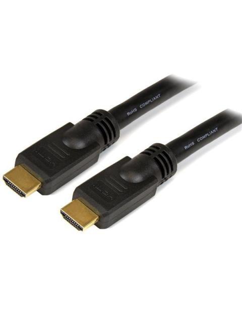 STARTECH CABLE HDMI DE ALTA VELOCIDAD HDMI MACHO - HDMI MACHO 4K 30HZ 10.6 METROS NEGRO