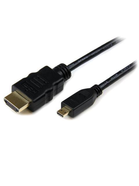 STARTECH  CABLE HDMI MACHO - MICRO HDMI MACHO 3 METROS NEGRO