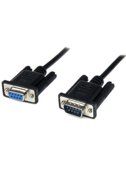 STARTECH  CABLE MODUM SERIAL DB-9 MACHO - DB-9 HEMBRA 2 METROS NEGRO