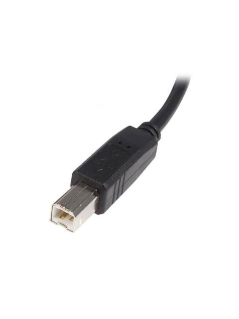 STARTECH  CABLE PARA IMPRESORA USB A MACHO - USB B MACHO 3 METROS NEGRO - Image 3