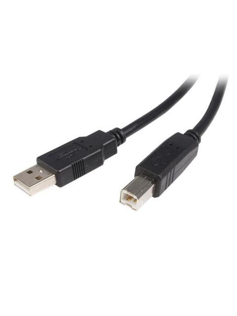 STARTECH  CABLE PARA IMPRESORA USB A MACHO - USB B MACHO 3 METROS NEGRO