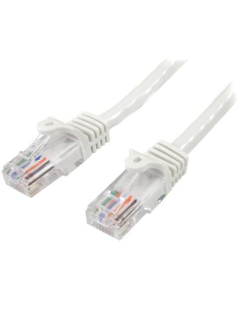 STARTECH  CABLE PATCH CAT5E UTP SIN ENGANCHES RJ-45 MACHO - RJ- 45 MACHO 10 METROS BLANCO