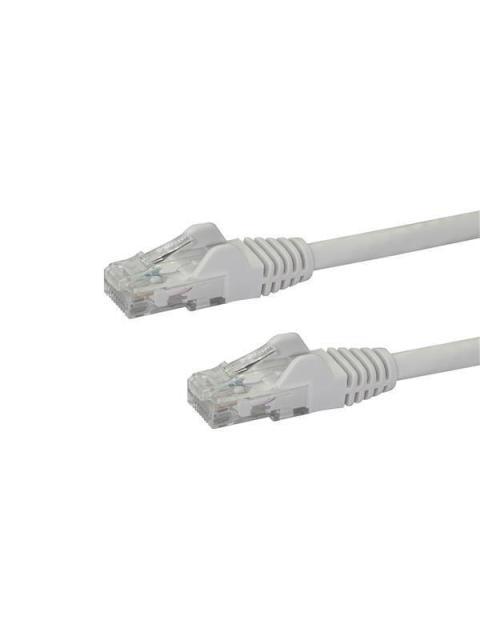 STARTECH  CABLE PATCH CAT6 UTP SIN ENGANCHES RJ-45 MACHO - RJ-45 MACHO 1 METRO BLANCO