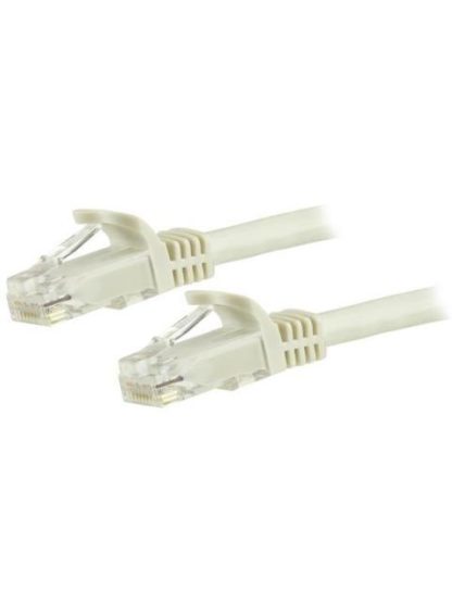 STARTECH  CABLE PATCH CAT6 UTP SIN ENGANCHES RJ-45 MACHO - RJ-45 MACHO 4.3 METROS BLANCO
