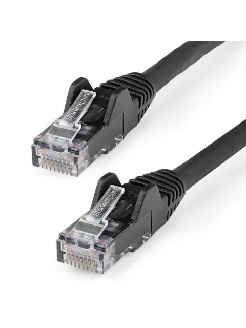 STARTECH  CABLE PATCH CAT6 UTP SIN ENGANCHES RJ-45 MACHO - RJ-45 MACHO 7 METROS NEGRO
