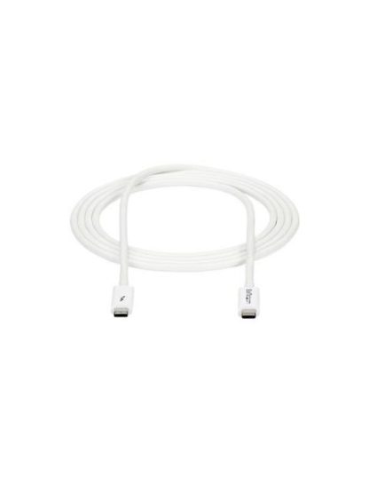 STARTECH  CABLE THUNDERBOLT 3 USB-C MACHO - USB-C MACHO 2 METROS BLANCO PARA MACBOOK PRO - Image 7