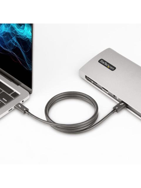 STARTECH  CABLE THUNDERBOLT 4 MACHO - THUNDERBOLT 4 MACHO 40 GBIT-S 1 METRO NEGRO - Image 8