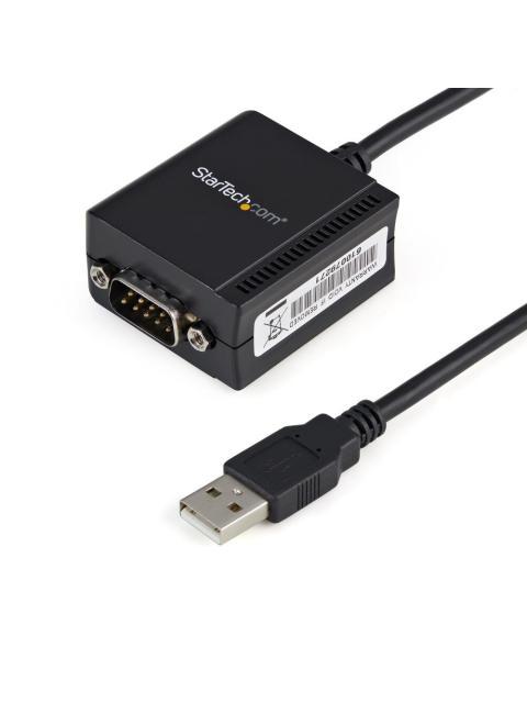 STARTECH  CABLE USB 2.0 A MACHO - SERIAL DB9 MACHO 1.8M NEGRO