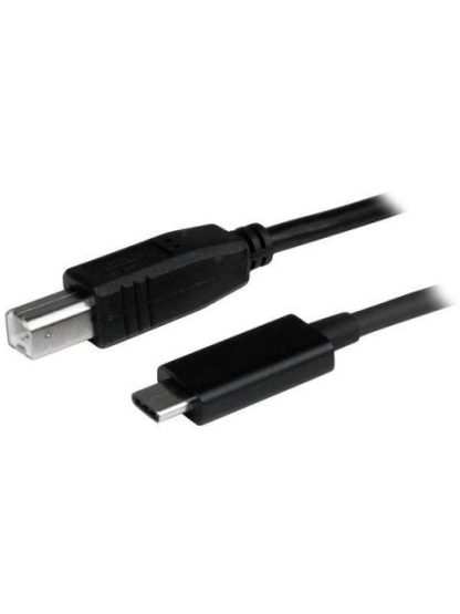 STARTECH  CABLE USB 2.0 C MACHO - USB 2.0 B MACHO 1 METRO NEGRO