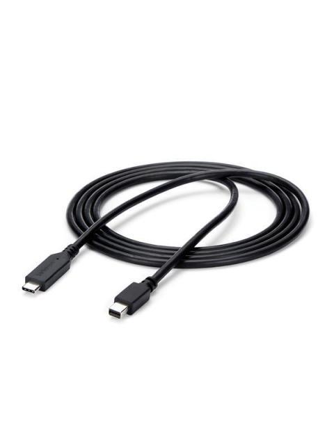 STARTECH  CABLE USB C MACHO - MINI DISPLAYPORT MACHO 1.8 METROS NEGRO - Image 5