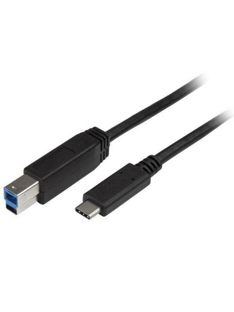 STARTECH  CABLE USB-C MACHO - USB-B MACHO 2 METROS NEGRO