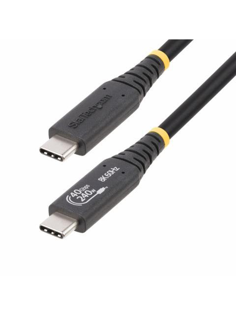 STARTECH  CABLE USB C MACHO - USB C MACHO 50CM NEGRO