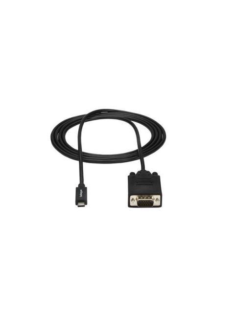 STARTECH  CABLE USB C MACHO - VGA (D-SUB) MACHO 2 METROS NEGRO - Image 6