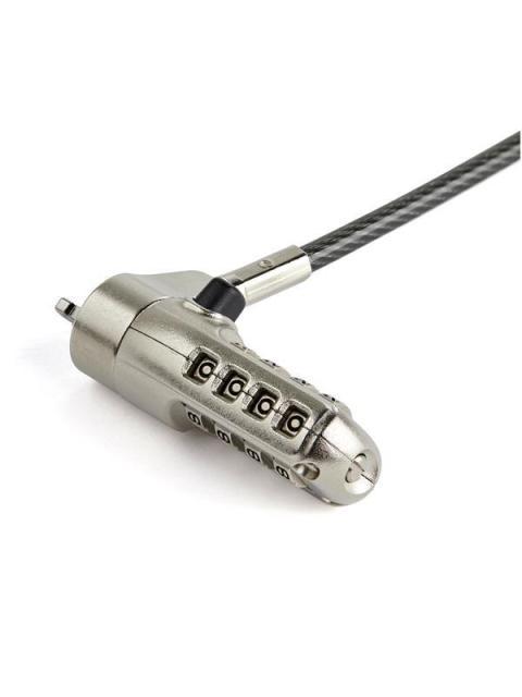 STARTECH  CANDADO DE COMBINACION PARA LAPTOPS 2 METROS NEGRO-PLATA - Image 7