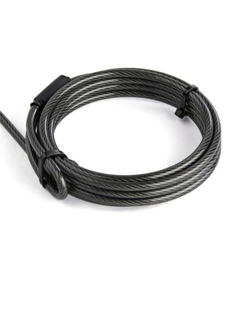 STARTECH  CANDADO DE COMBINACION PARA LAPTOPS 2 METROS NEGRO-PLATA - Image 8