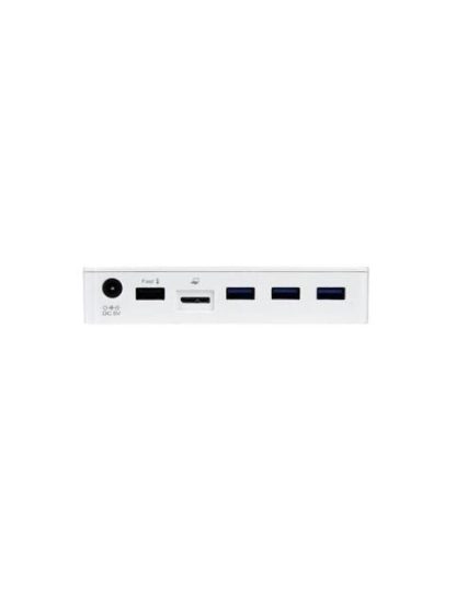 STARTECH  CONCENTRADOR USB 3.0 DE 3 PUERTOS HUB CON PUERTO DE CARGA RAPIDA (2.1A) Y BASE PARA LAPTOPS-TABLETS BLANCO - Image 3