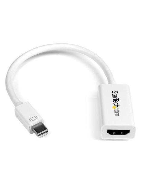 STARTECH  CONVERTIDOR DE VIDEO MINI DISPLAYPORT MACHO - HDMI MACHO BLANCO PARA MACBOOK PRO