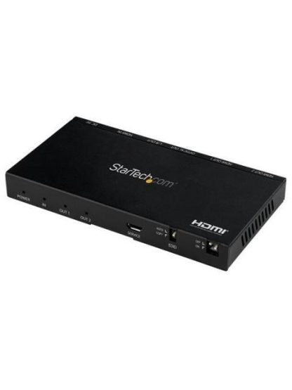 STARTECH  DIVISOR DE SENAL HDMI 2 PUERTOS NEGRO
