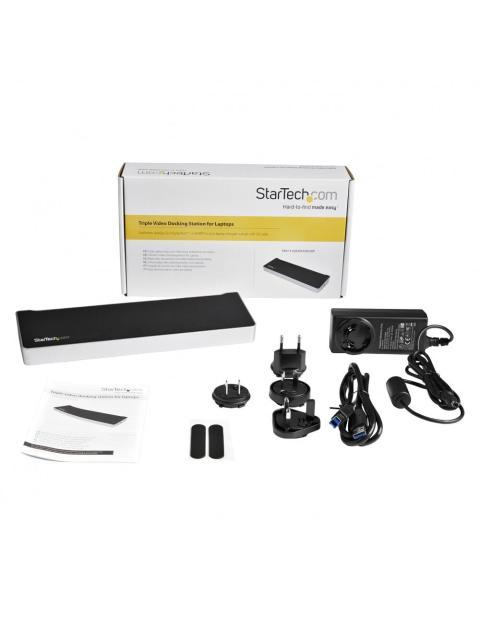 STARTECH  DOCKING STATION USB3DOCKH2DP 5X USB 3.0 1X RJ-45 2X DISPLAYPORT - Image 7