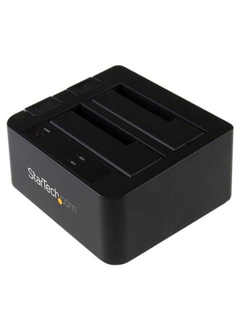 STARTECH  DOCKING STATION USB 3.1 CON UAS PARA 2 DISCOS DUROS O SSD 2.5-3.5 SATA
