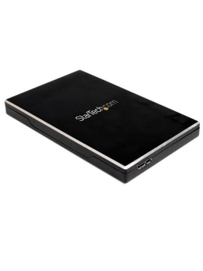 STARTECH  GABINETE DE DISCO DURO 2.5 SATA USB 3.0 NEGRO-ALUMINIO
