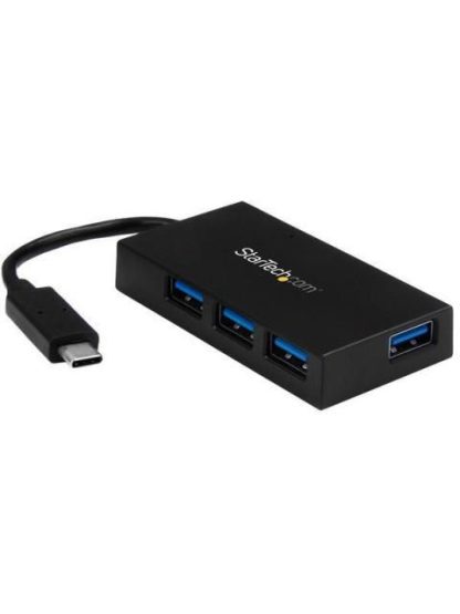 STARTECH HUB 3.0 4 PUERTOS USB-C A USB-A ADAPT. ALIMENTACION HB30C4AFS