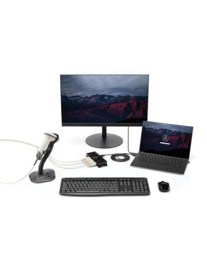 STARTECH  HUB CONCENTRADOR ADAPTADOR USB A SERIAL RS232 DB9 4 PUERTOS NEGRO - Image 5