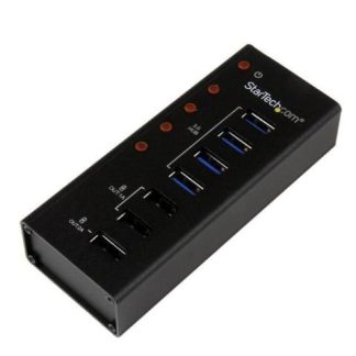 STARTECH  HUB ST4300U3C3 3X USB 2.0 4X USB 3.0 5000 MBIT-S NEGRO