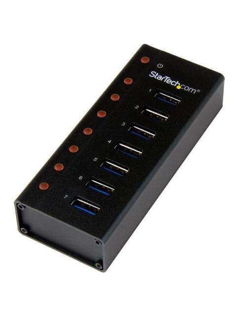 STARTECH  HUB USB 3.0 DE 7 PUERTOS 5000 MBIT-S NEGRO