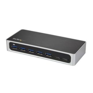STARTECH  HUB USB 3.0 USB C 5X USB-A 2X USB C 5000 MBIT-S NEGRO-PLATA