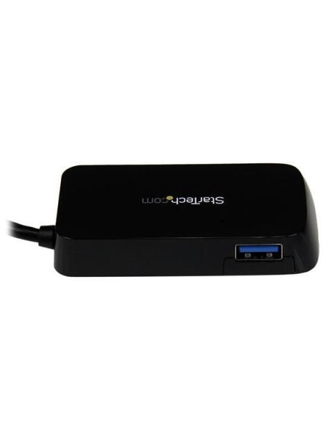 STARTECH  HUB USB A 3.0 MACHO - 4X USB A 3.0 HEMBRA 5000 MBIT-S 15CM NEGRO - Image 4
