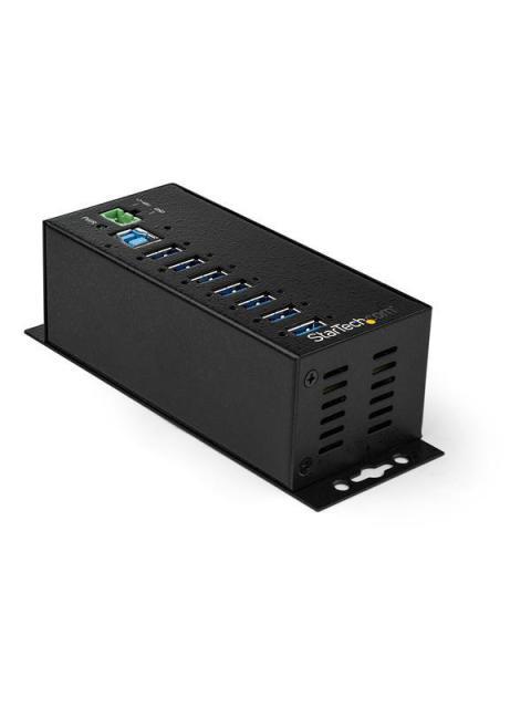 STARTECH  HUB USB-B 3.0 HEMBRA - 7 PUERTOS USB 3.2 HEMBRA 5000MBIT-S NEGRO