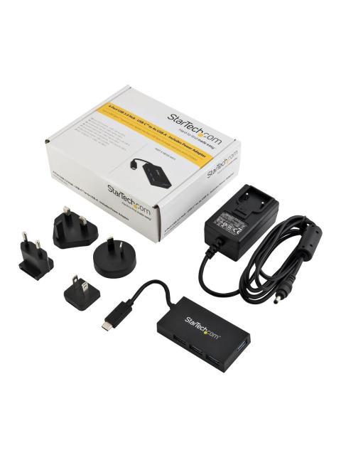 STARTECH HUB 3.0 4 PUERTOS USB-C A USB-A ADAPT. ALIMENTACION HB30C4AFS - Image 7