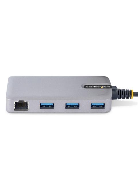 STARTECH  HUB USB C - 3X USB 3.0 X1 RJ-45 5000 MBIT-S GRIS - Image 3