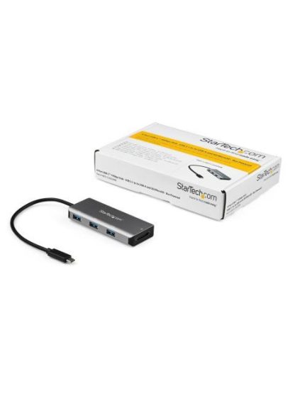STARTECH  HUB USB-C MACHO 3 PUERTOS USB 3.1 HEMBRA 10.000MBIT-S GRIS - Image 6