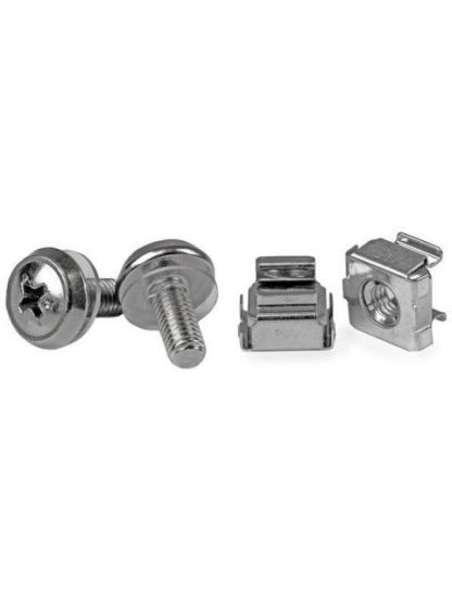 STARTECH  PACK DE 50 TORNILLOS DE MONTAJE Y TUERCAS ENJAULADAS M5 PARA RACK GABINETE DE SERVIDORES