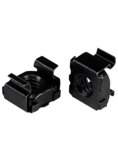 STARTECH  PAQUETE DE 100 TUERCAS ENJAULADAS M6 NEGRO