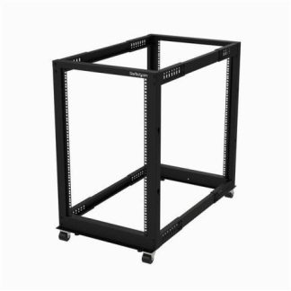 STARTECH  RACK ABIERTO 4 POSTES 18U HASTA 544KG NEGRO