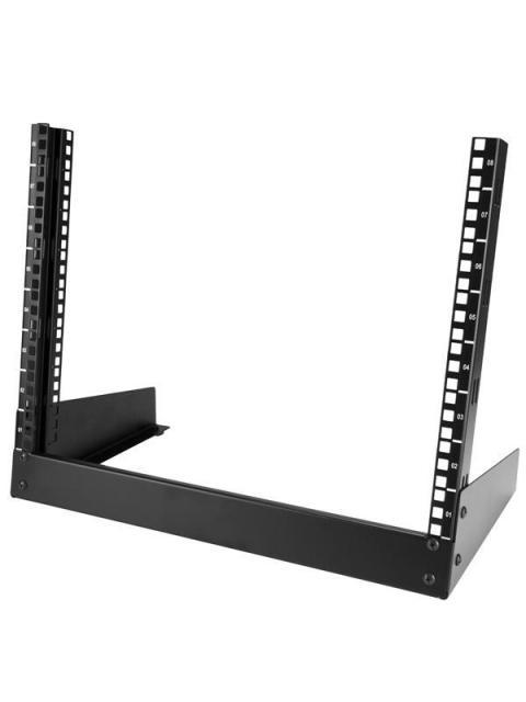 STARTECH  RACK DE ESCRITORIO 2 COLUMNAS CON MARCO ABIERTO 8U