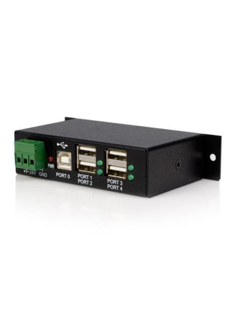 STARTECH  ROBUSTO CONCENTRADOR USB 2.0 4 PUERTOS 480 MBIT-S NEGRO