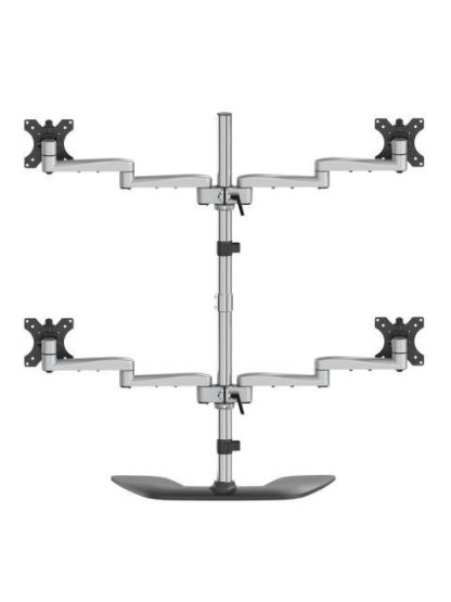 STARTECH  SOPORTE DE ESCRITORIO PARA 4 MONITORES MAX. 32 HASTA 8KG PLATA - Image 7