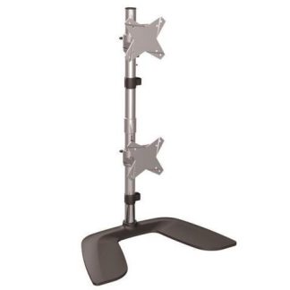 STARTECH  SOPORTE VERTICAL PARA ESCRITORIO PARA 2 MONITORES 13 - 27 HASTA 16KG NEGRO