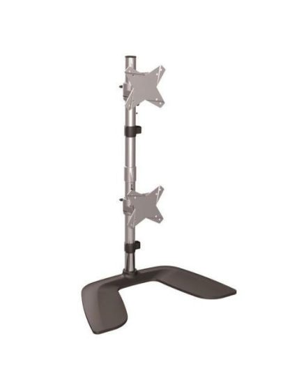 STARTECH  SOPORTE VERTICAL PARA ESCRITORIO PARA 2 MONITORES 13 - 27 HASTA 16KG NEGRO