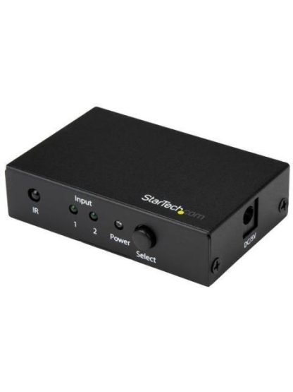 STARTECH  SWITCH CONMUTADOR HDMI DE 2 PUERTOS NEGRO