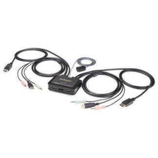 STARTECH  SWITCH KVM SV211DPUA4K 2 PUERTOS DISPLAYPORT-USB