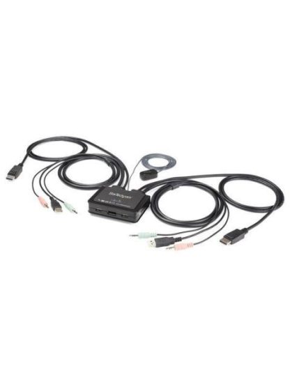 STARTECH  SWITCH KVM SV211DPUA4K 2 PUERTOS DISPLAYPORT-USB