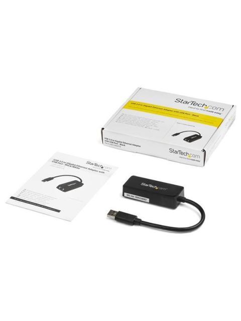 STARTECH  TARJETA ETHERNET EXTERNA USB 3.0 ALAMBRICO 1X RJ-45 NEGRO - Image 8