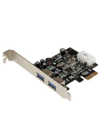 STARTECH  TARJETA PCI EXPRESS CON FUENTE MOLEX 2 PUERTOS USB 3.0