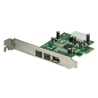 STARTECH  TARJETA PCI EXPRESS PEX1394B3 ALAMBRICO 3 PUERTOS FIREWIRE