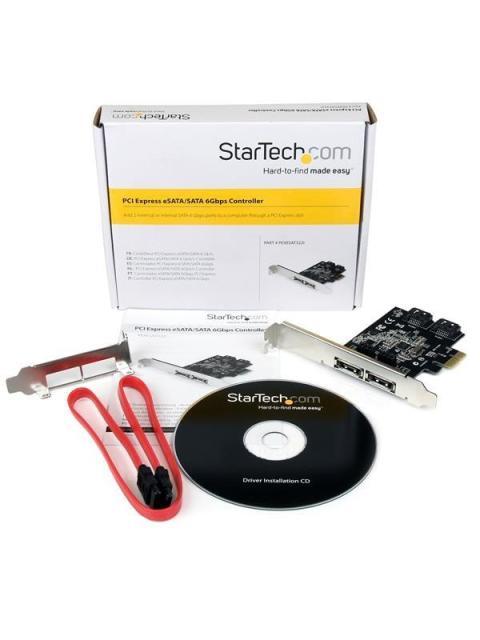 STARTECH  TARJETA PCI EXPRESS PEXESAT322I 6GBIT-S 2 PUERTOS ESATA - Image 6